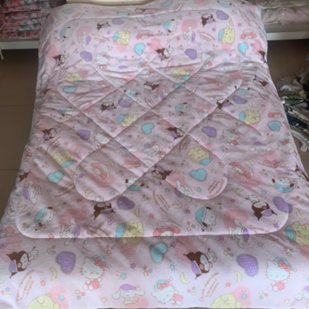 法兰绒吸湿发热卡通被！150/200！3.6斤！整张羽丝棉填充！
