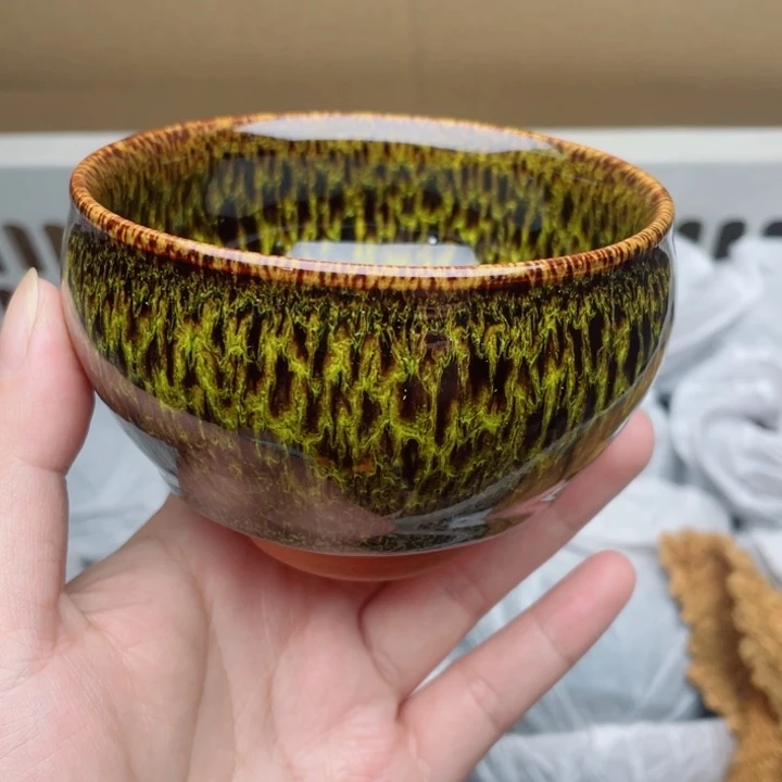 茶盏金丝兔毫将军