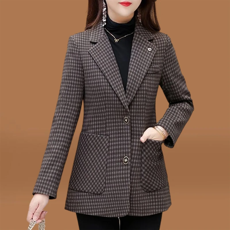 小香风女士小西装外套2025新款春秋爆款洋气质高级感妈妈高端西服
