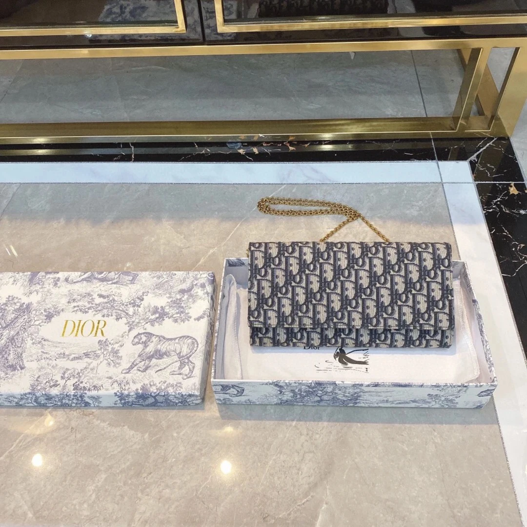 95新 DIOR/迪奥 Dior老花woc斜挎包 25050057-03