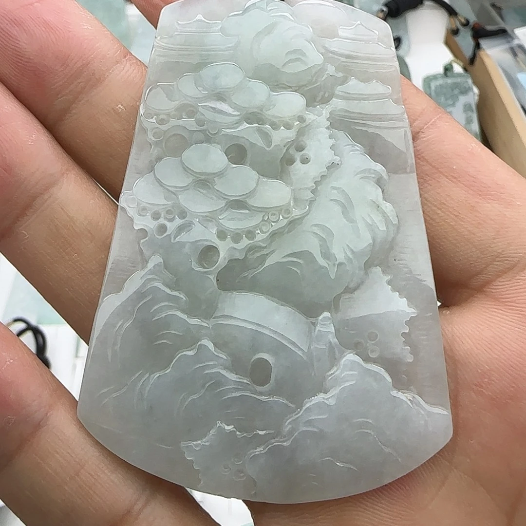 翡翠未镶嵌颈饰翡翠