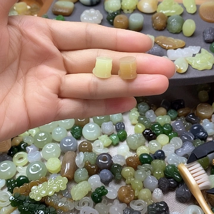 未镶嵌和田玉挂件竹节98一个多样性发其一