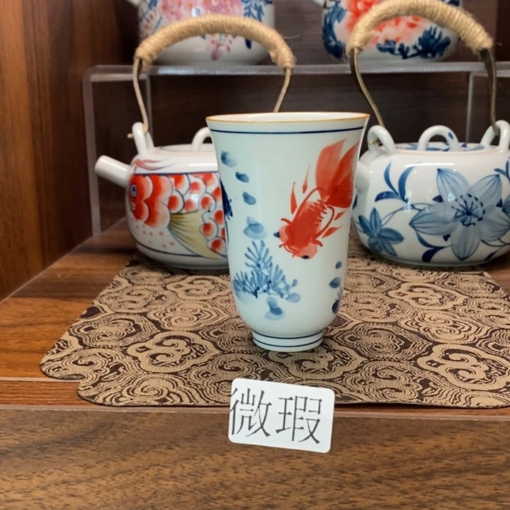 釉下老陶泥手工绘制