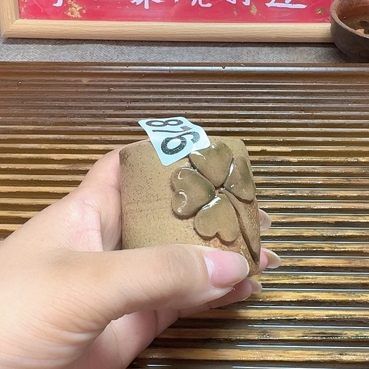 纯手工制作粗陶茶具