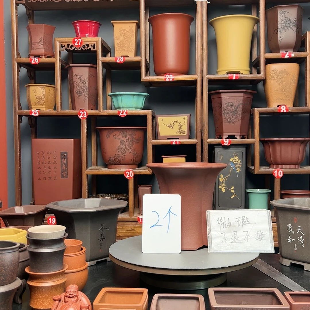 紫砂花盆尘****Z微瑕花盆