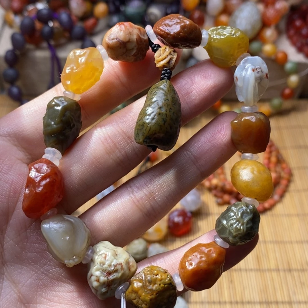 玛瑙/玉髓手链未镶嵌