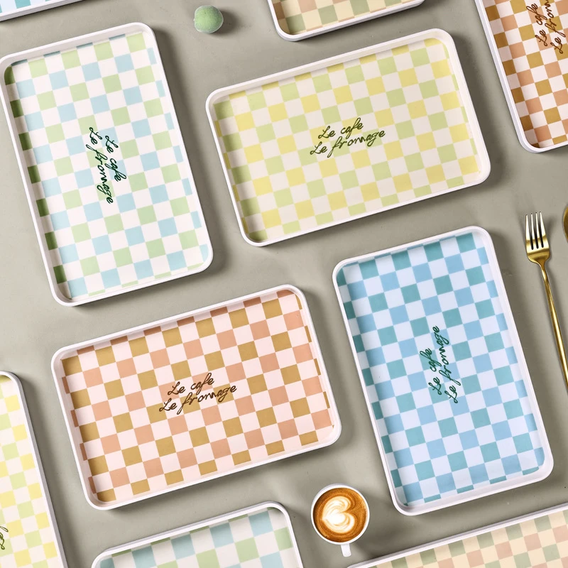 【新人补贴】希尔托盘ins 风水果早餐盘家居用品竹木茶具甜品备菜盘