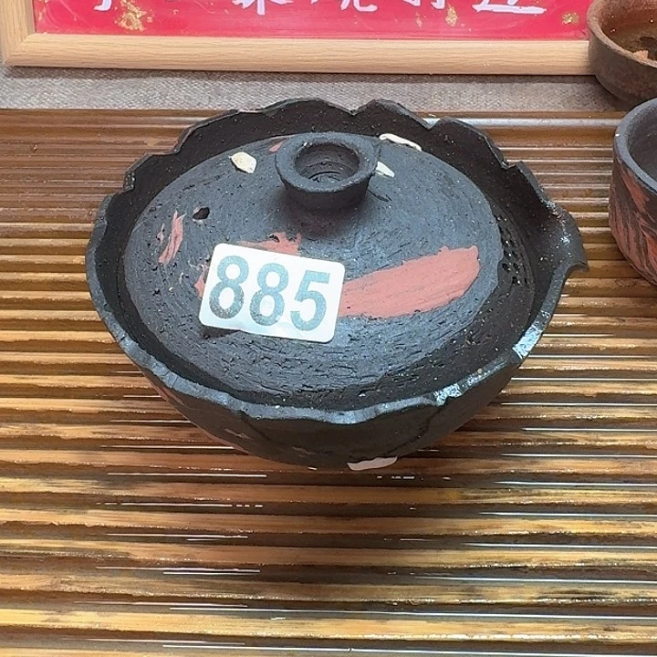 纯手工制作粗陶茶具