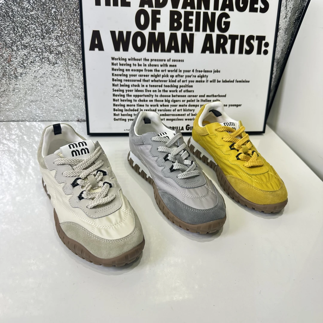 【柠檬精选】春季新款真皮时尚百搭德训鞋韩版运动休闲鞋阿甘鞋