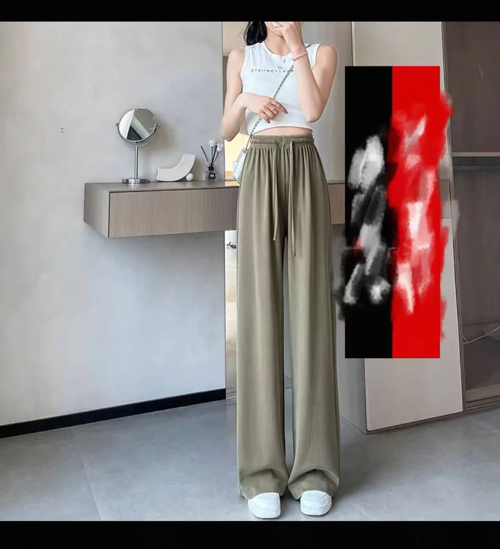 J13薄款阔腿裤百搭