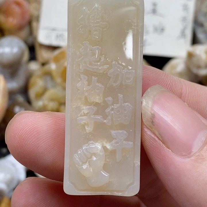 颈饰未镶嵌硅化珊瑚（珊瑚玉）