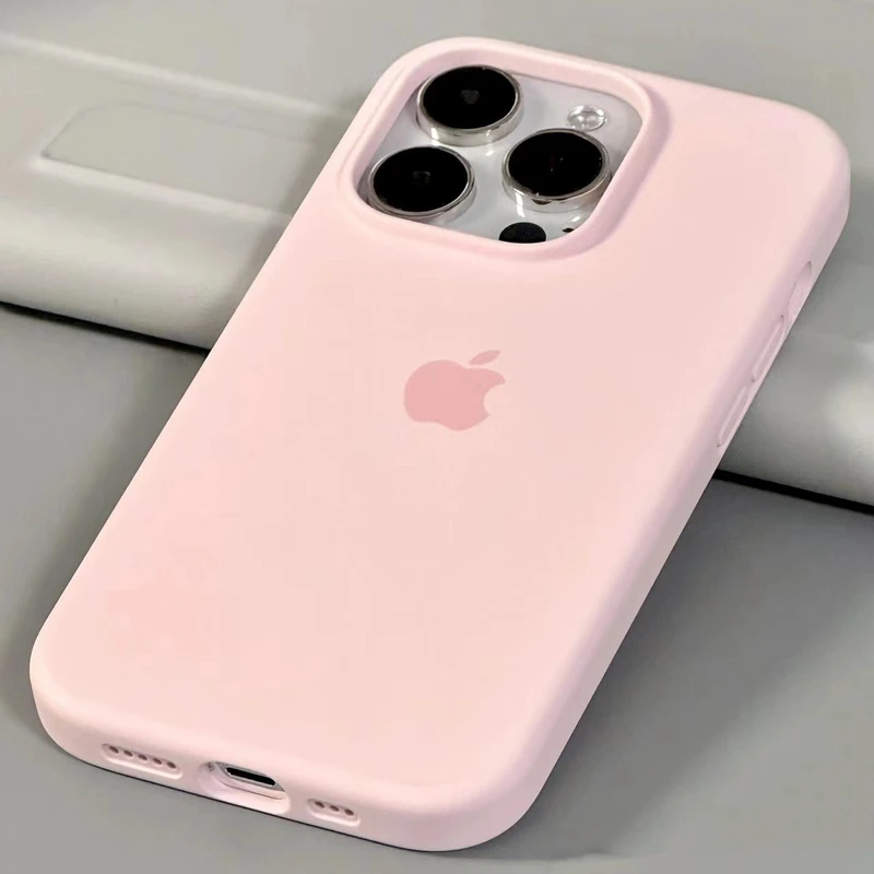 少女粉适用苹果16promax手机壳iPhone15pro保护套14/13液态硅胶12