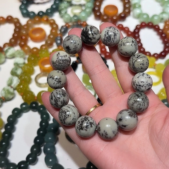 蛇纹石玉未镶嵌手串