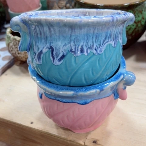 陶瓷满9包邮都是福利盆