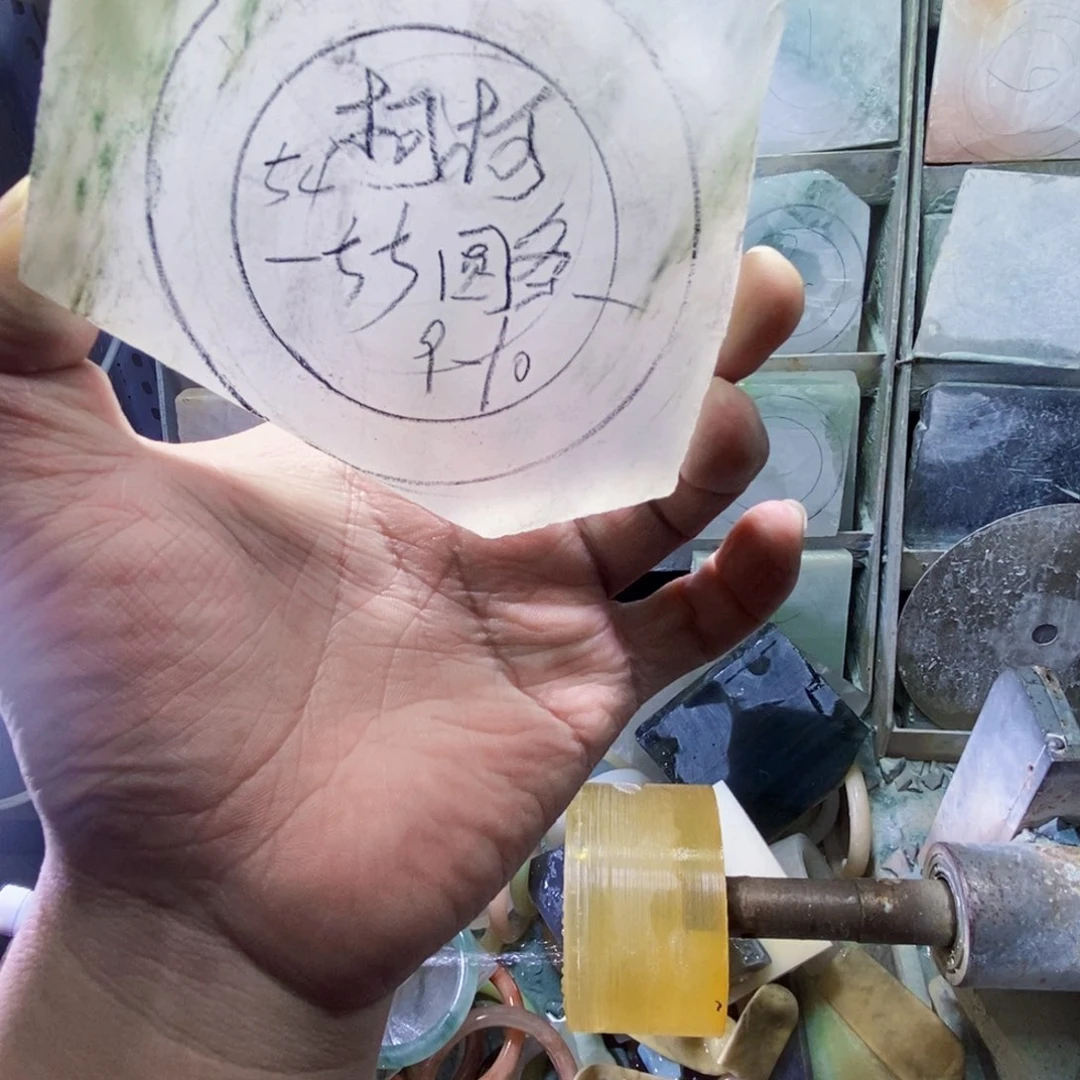 未镶嵌宝石光定制石英质玉宝石光54-55圆条