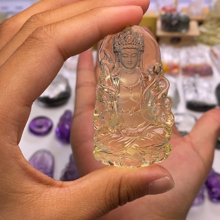 想***猫水晶未镶嵌颈饰定制