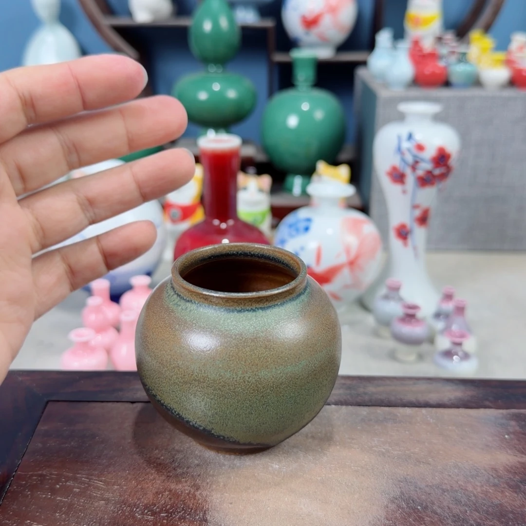 陶瓷手工小花器摆件