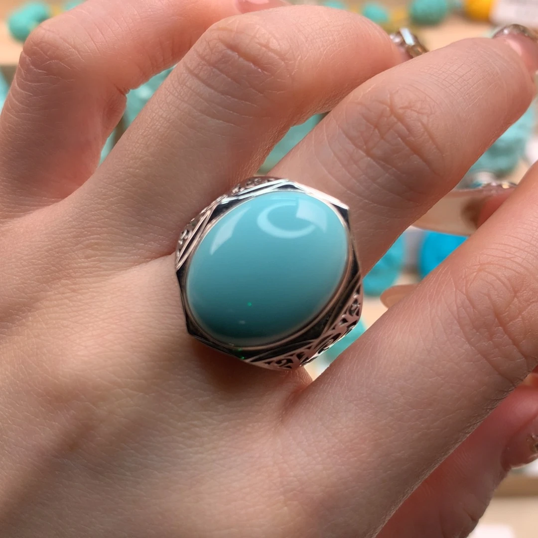 绿松石珠宝玉石未镶嵌