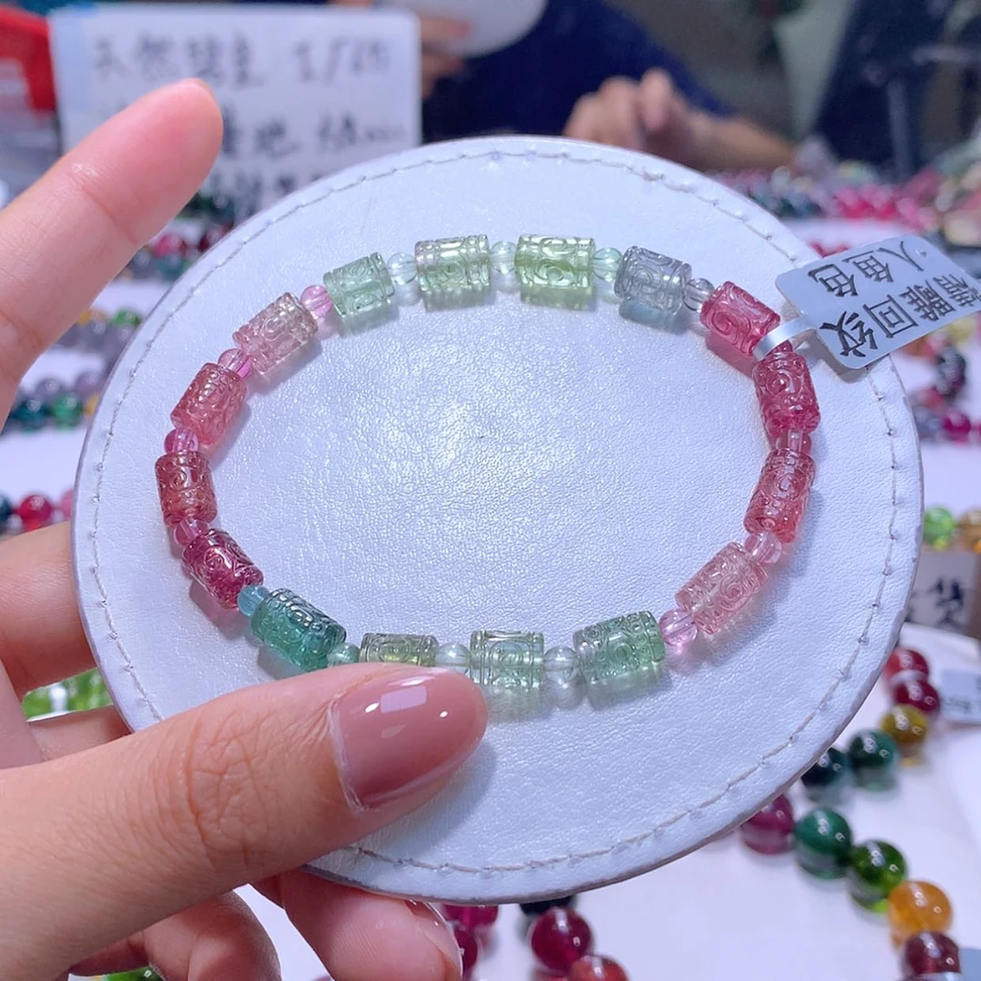 【闪购商品】未镶嵌手串碧玺6.4m