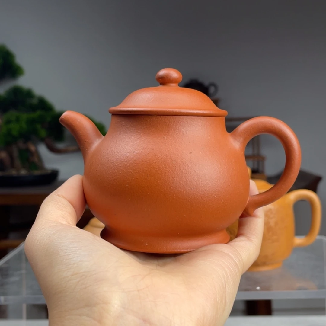 【闪购商品】紫砂茶壶虚*红泥潘壶容量180cc