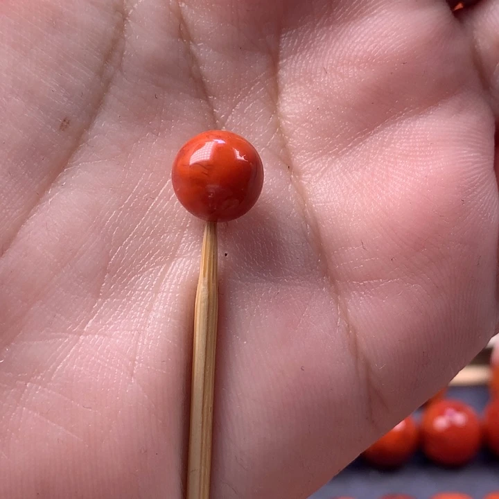 南红玛瑙未镶嵌圆珠9.7