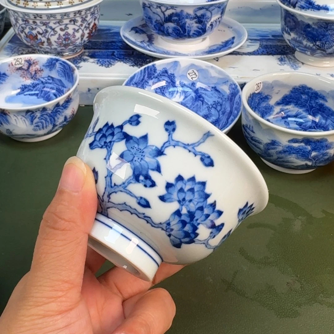 景德镇纯手绘茶具具圆圆213