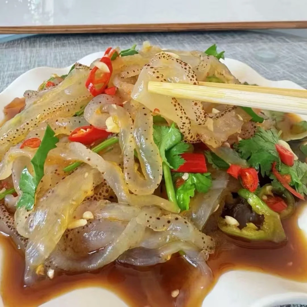 【玉掌柜】星星蜇1000g大桶即食海蜇凉拌爽口海蜇皮海蜇酸爽脆美味