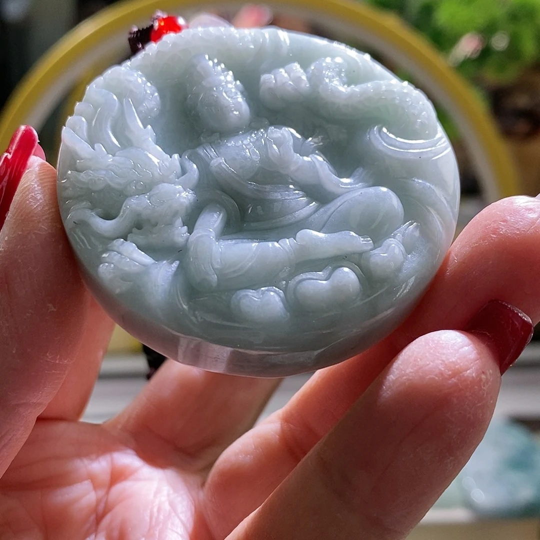 【闪购商品】翡翠颈饰未镶嵌观音