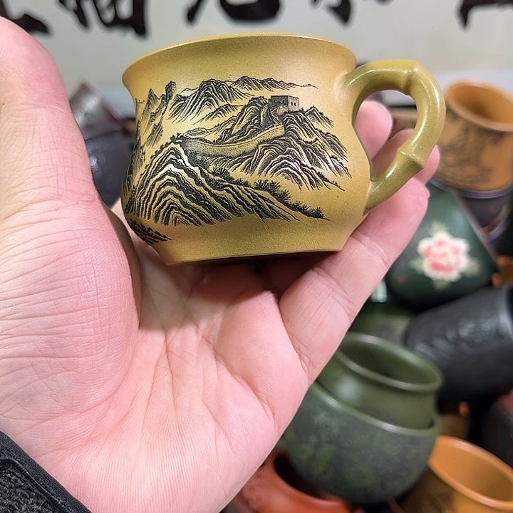 茶杯紫砂全手工紫砂主人杯