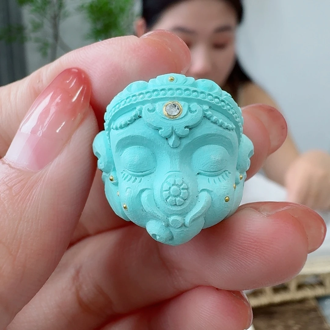 未镶嵌绿松石珠宝奇石