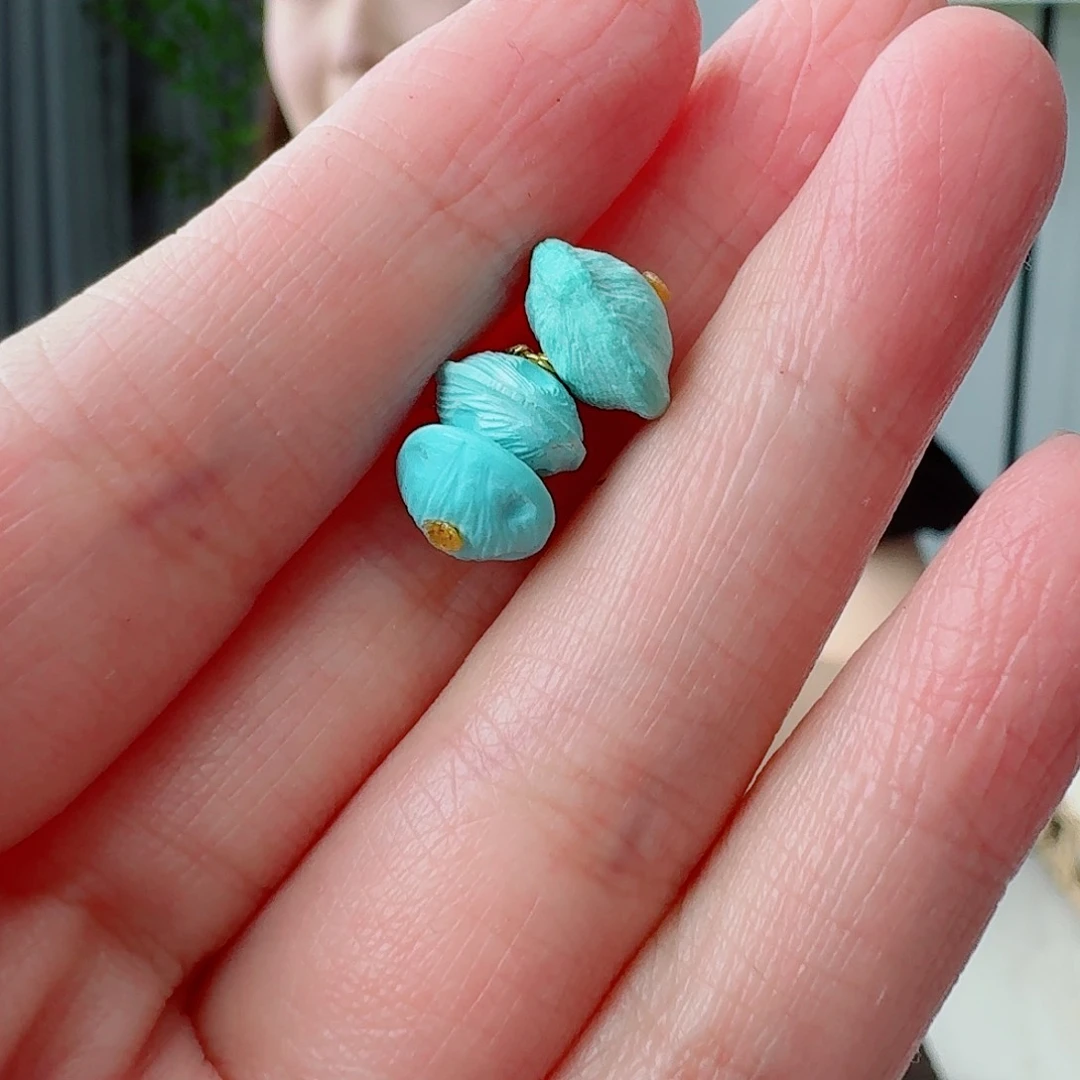 未镶嵌绿松石珠宝奇石