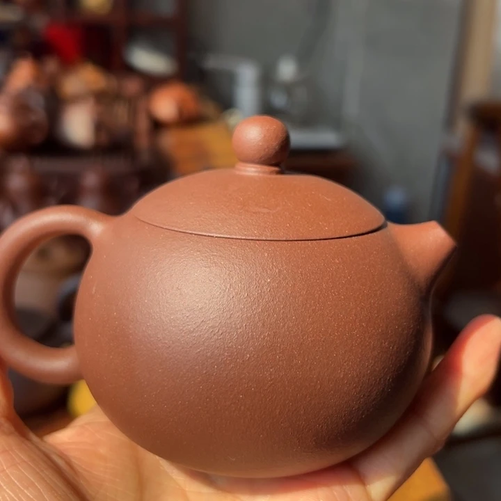 紫砂茶壶紫泥西施230c c