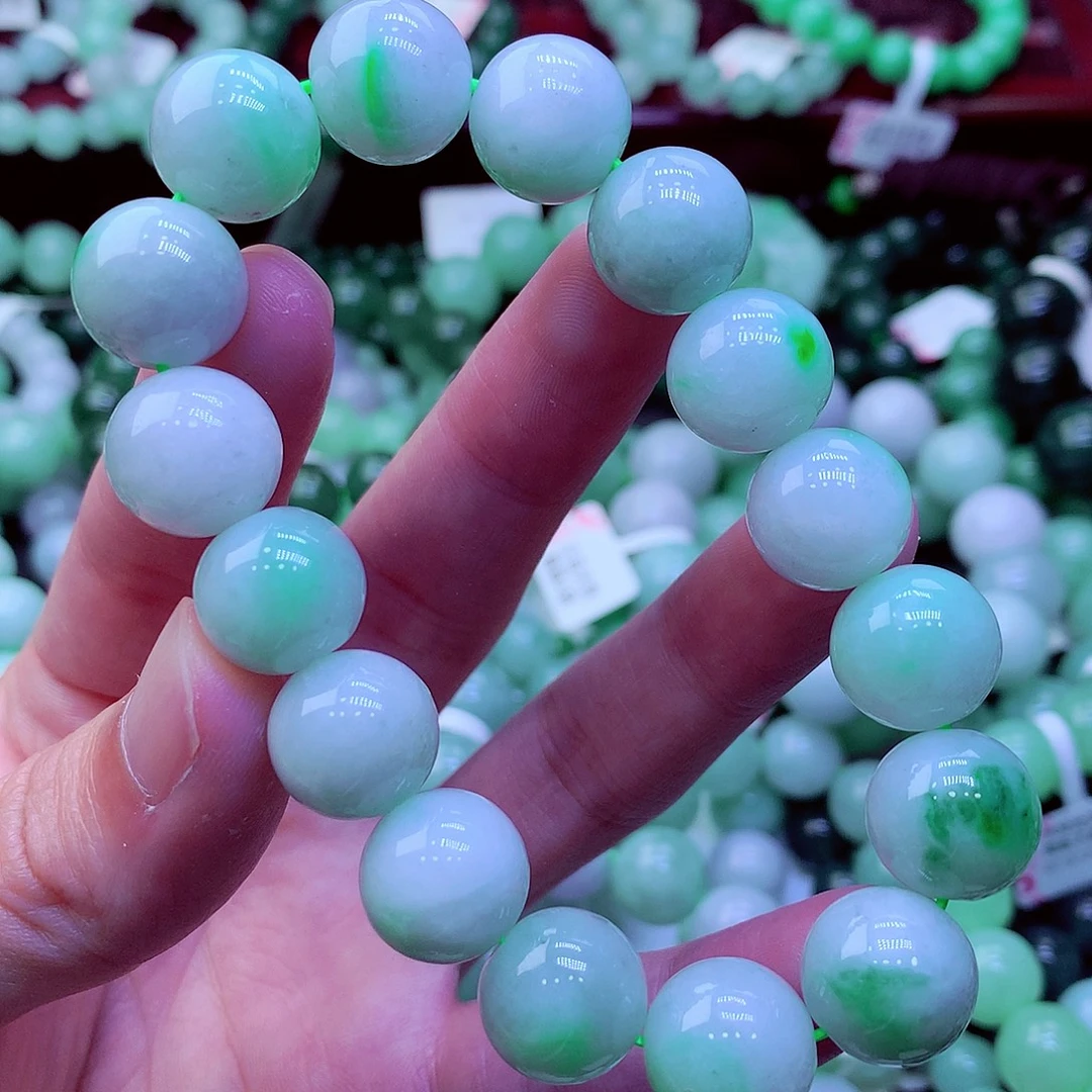 翡翠未镶嵌毛衣链