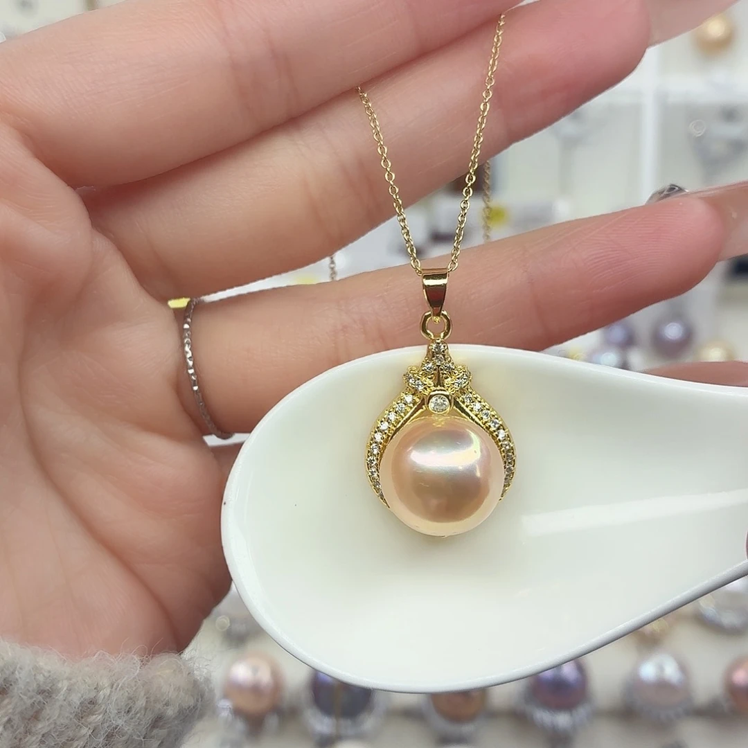 淡水珍珠颈饰合金F