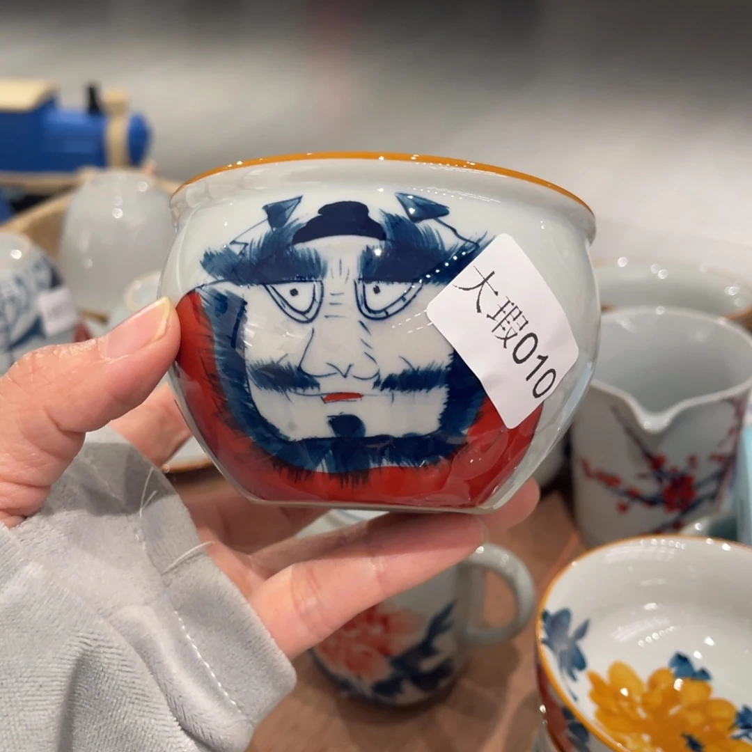 微瑕釉下彩纯手绘