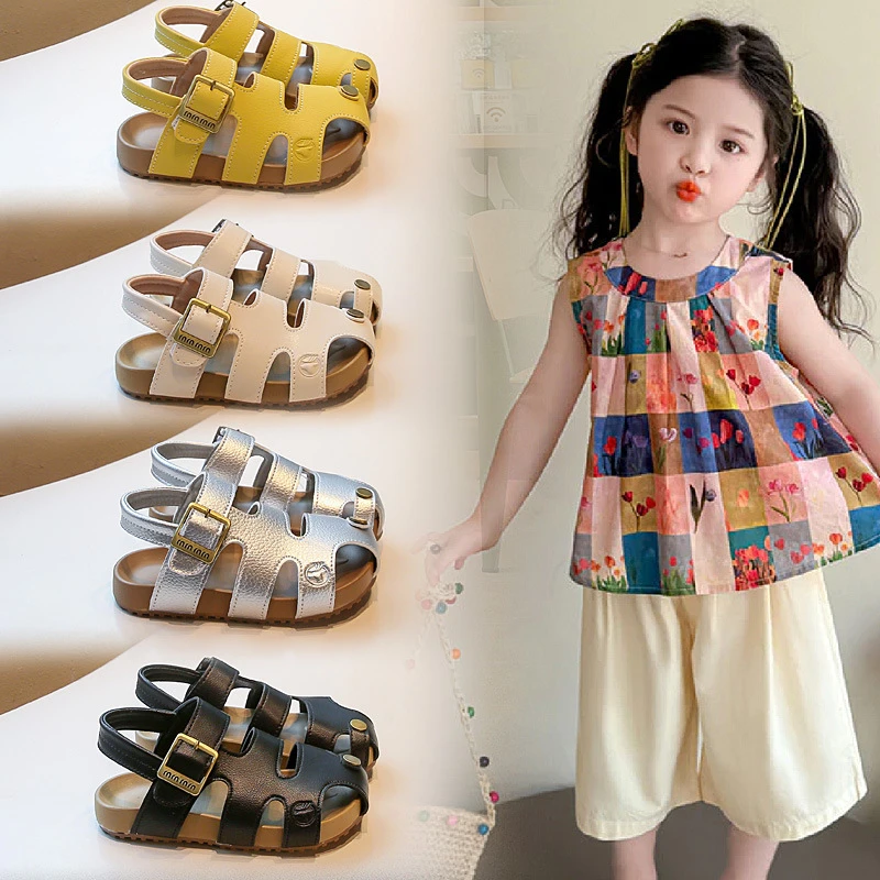 2025夏季新款儿童凉鞋防滑舒适软底宝宝凉鞋男女童休闲百搭沙滩鞋