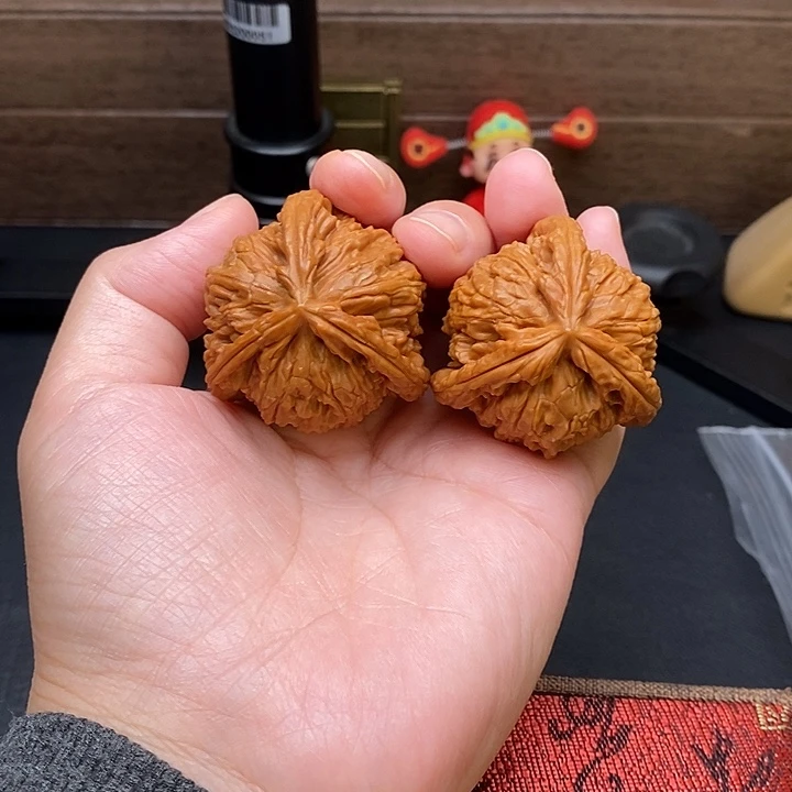 吹***风把件文玩核桃白奔