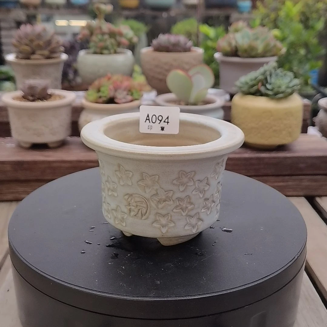 印章多肉花盆A094