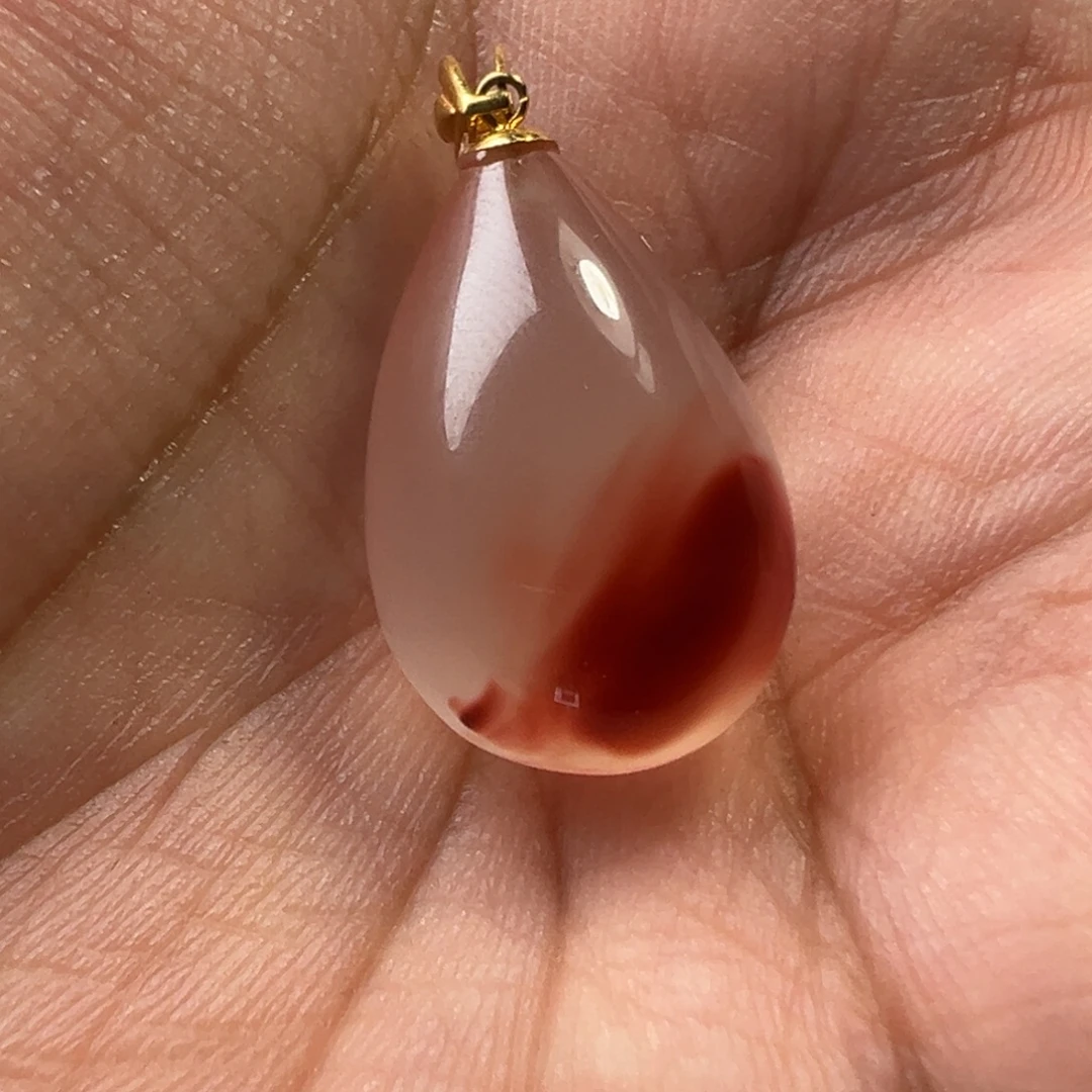 随***安吊坠(不含链)合金南红玛瑙吊坠