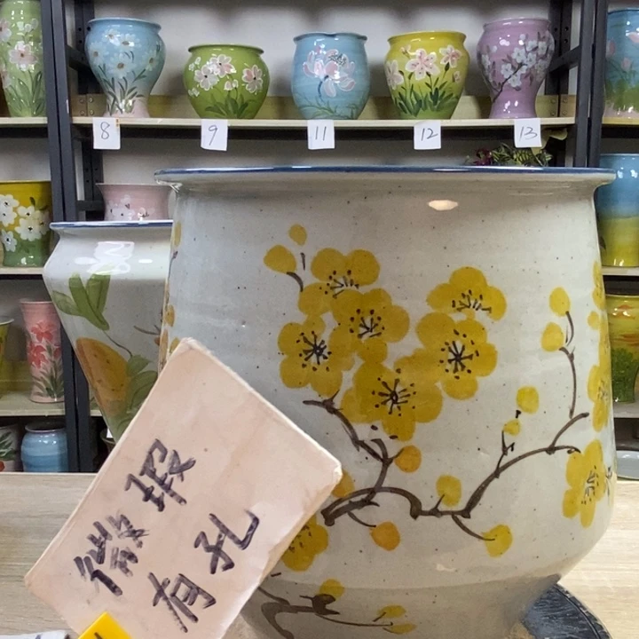景德镇高温陶瓷花盆