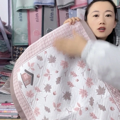 棉特价促销咖色枫叶