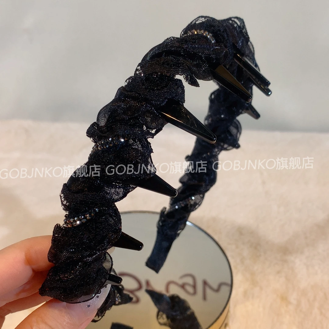 女原创设计休闲风少女风日韩发箍法式饰品富家千金风头箍