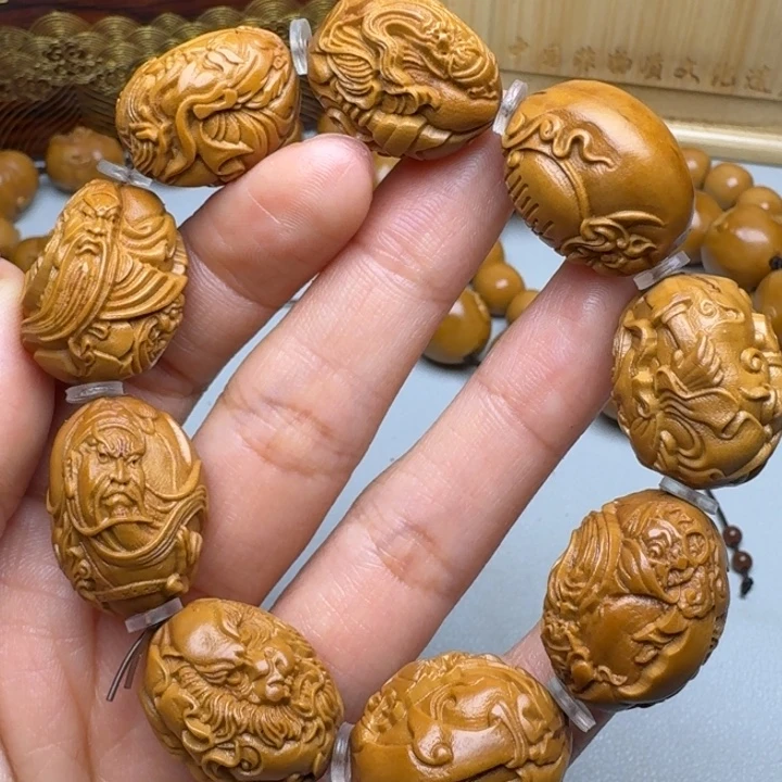 橄榄核手串/手链关公