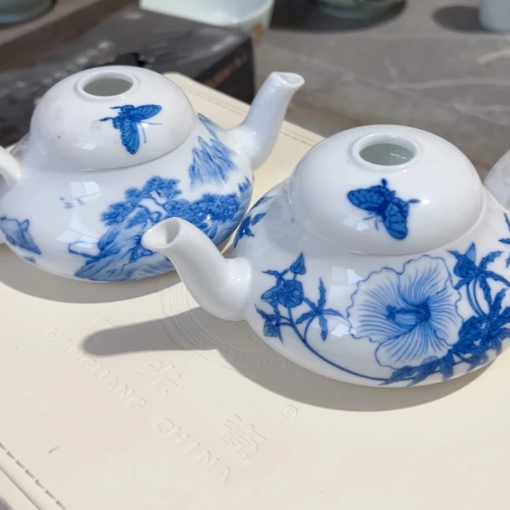 壶手绘大球泥茶壶200毫升