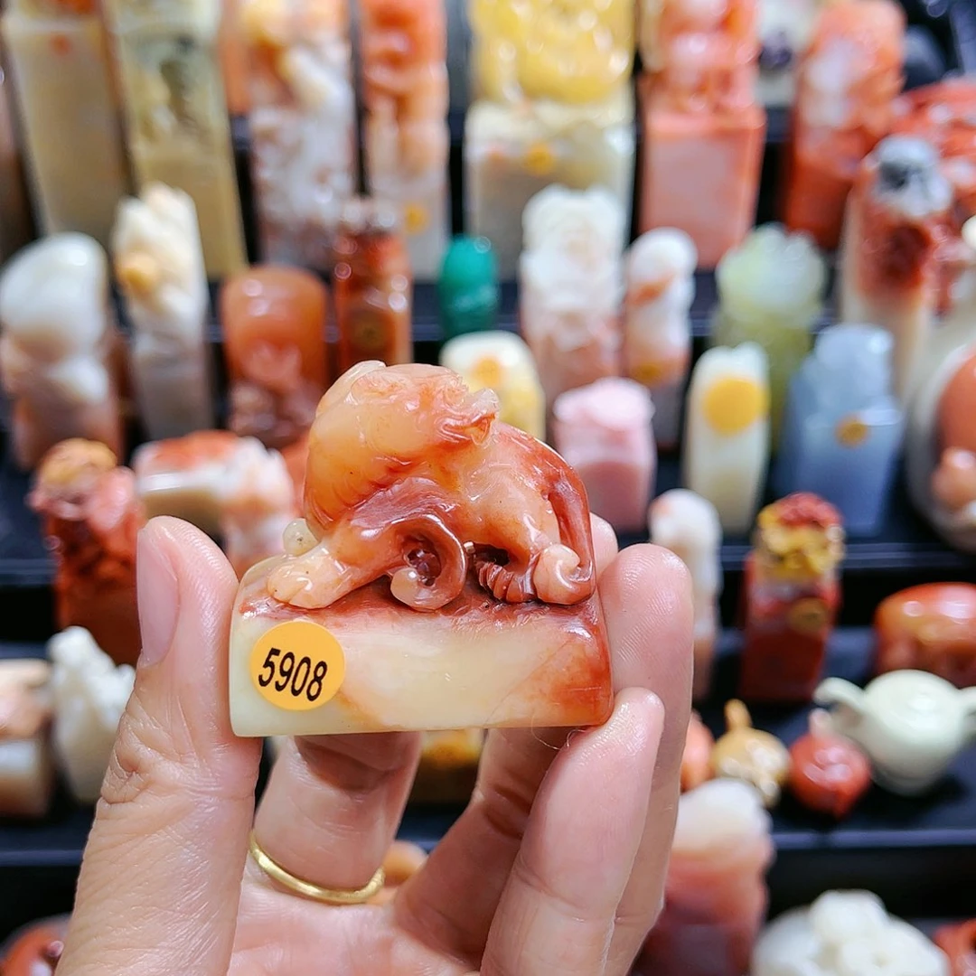 昌化石印石凭**雨5908包邮包刻