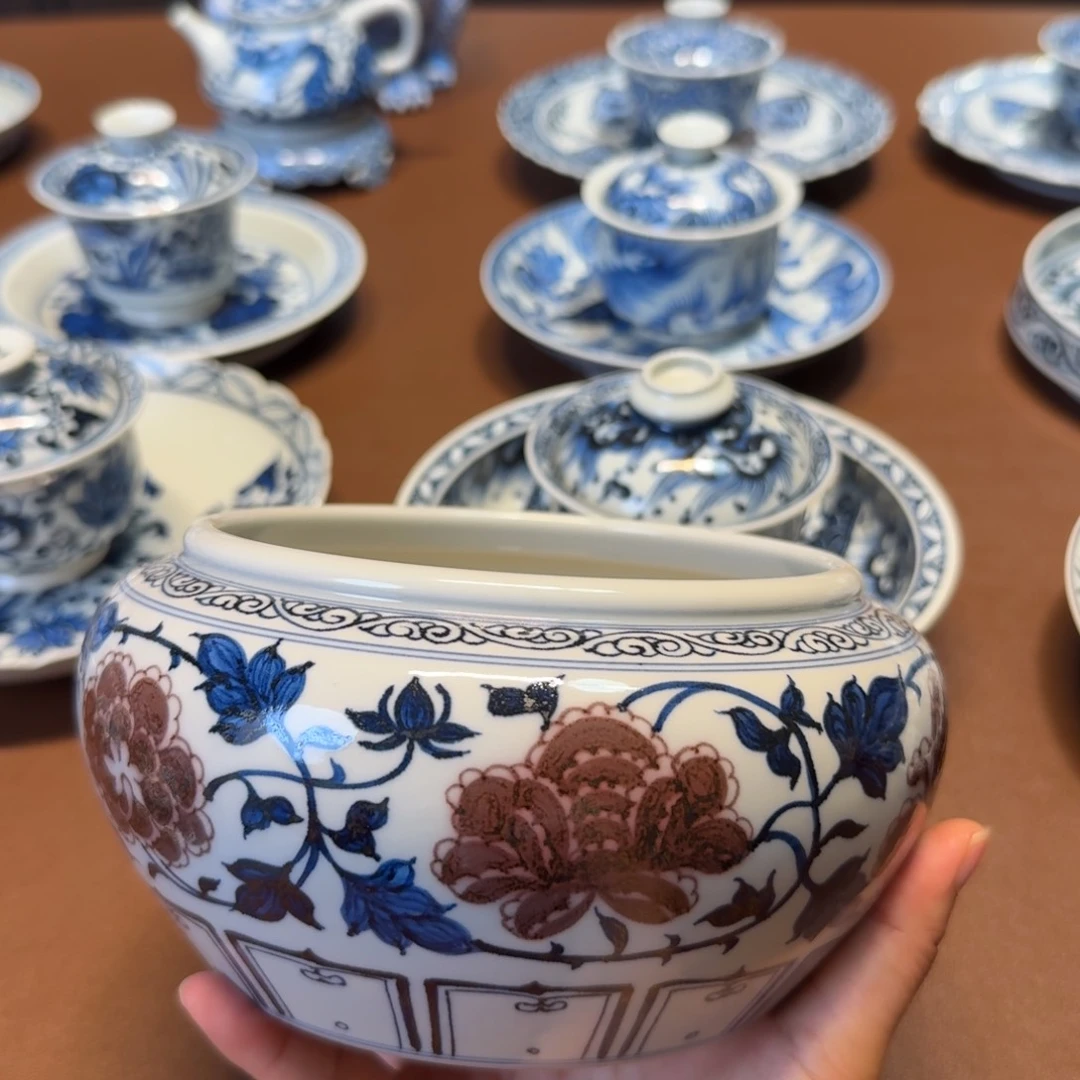 手工手绘茶具水洗