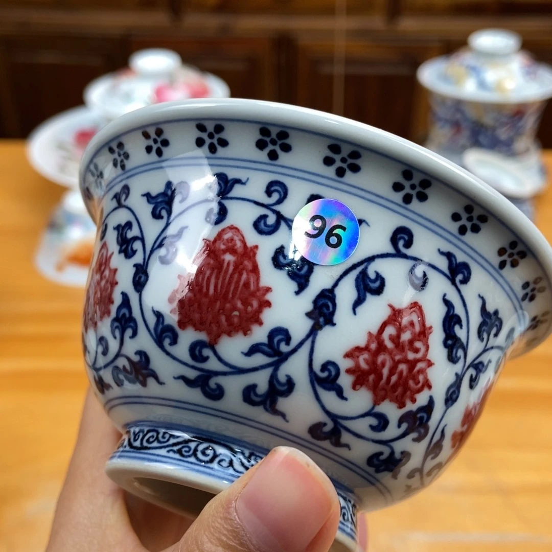 手绘现代茶具非古董