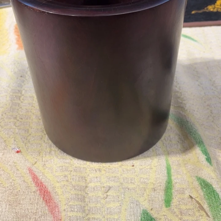 檀香紫檀（小叶紫檀）开**好笔筒