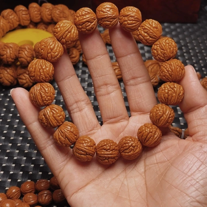 桃核手串龙纹桃核