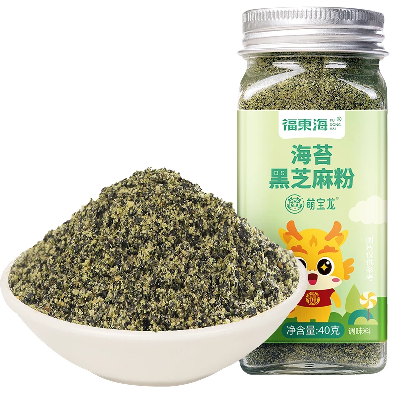 [25年6月2日到期] 福东海 海苔黑芝麻粉40g/瓶